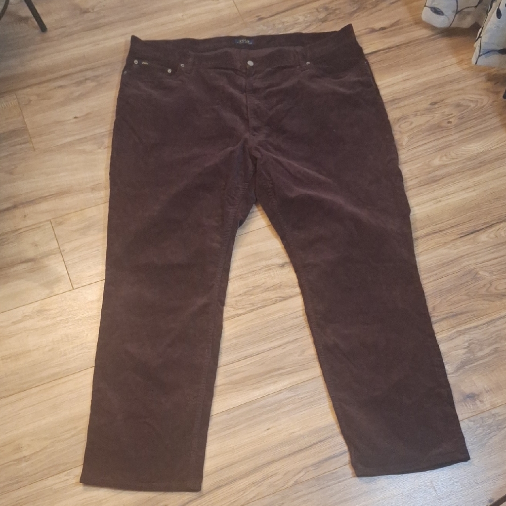 Polo by Ralph Lauren Men's Corduroy Pants in Rich Brown 46B/32 46G/32